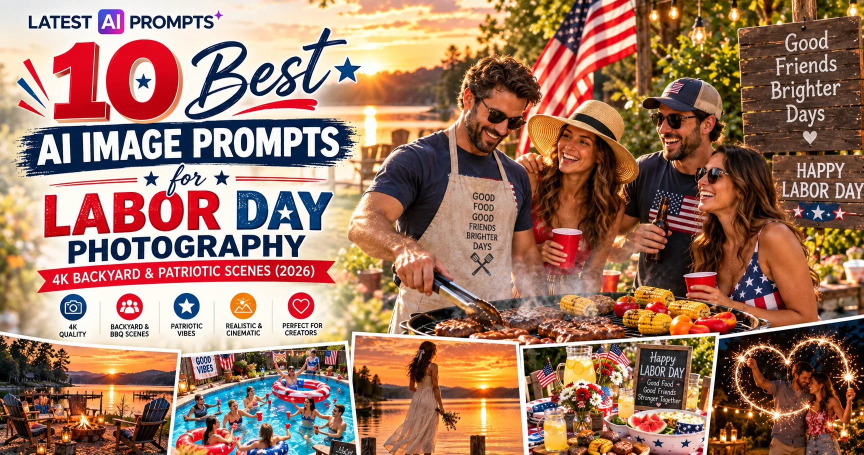 10 AI Image Prompts for Labor Day Weekend Photography
