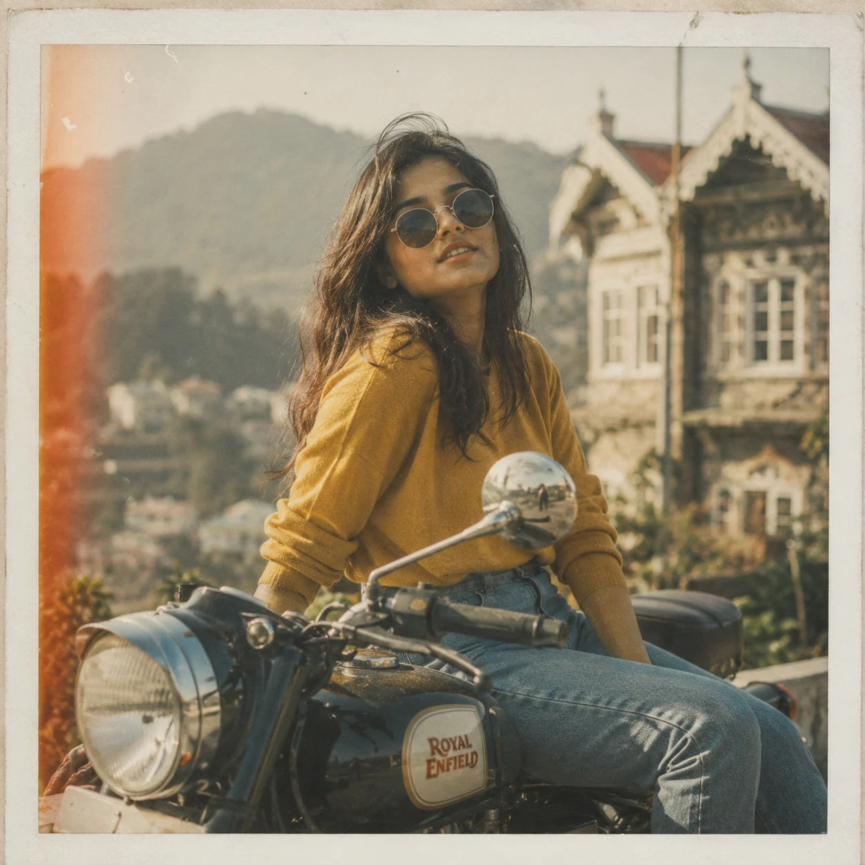 Vintage retro polaroid AI prompt for profile picture — 4K nostalgic DP