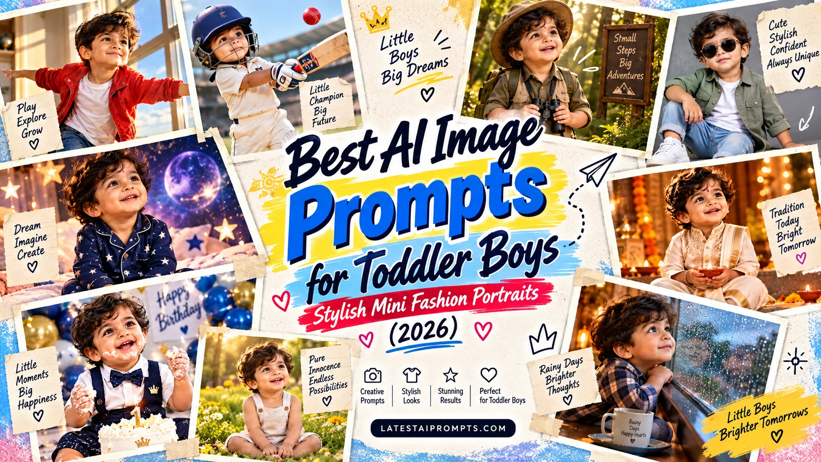 10 Best AI Image Prompts for Toddler Boy — 4K Cute & Cinematic Portraits (2026)
