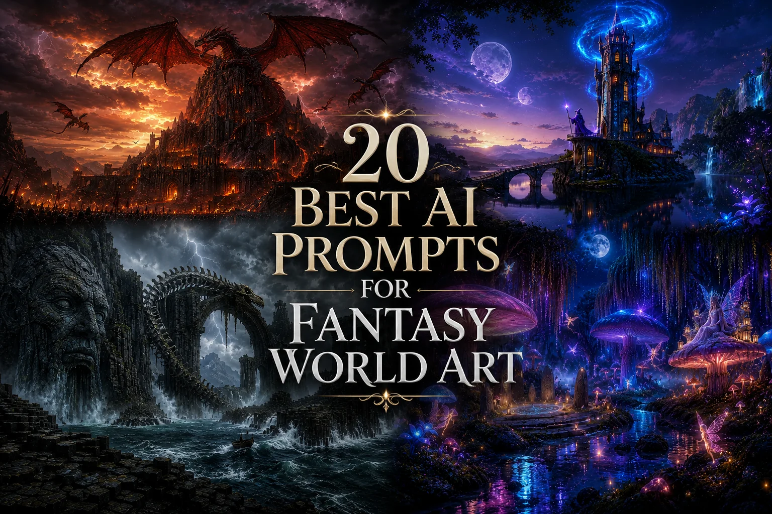 20 Best AI Prompts for Fantasy World Art