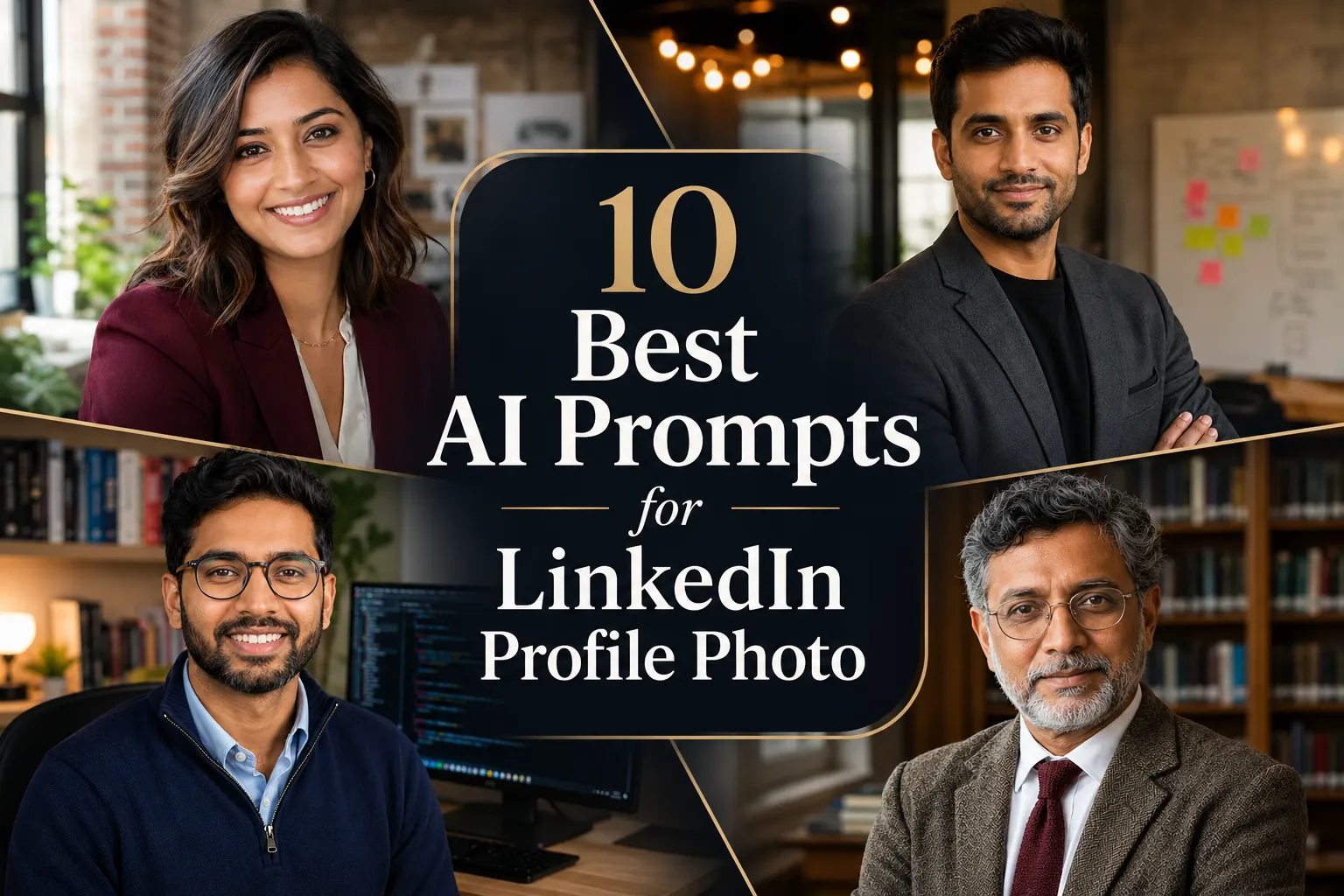 10 Best AI Prompts for LinkedIn Profile Photo