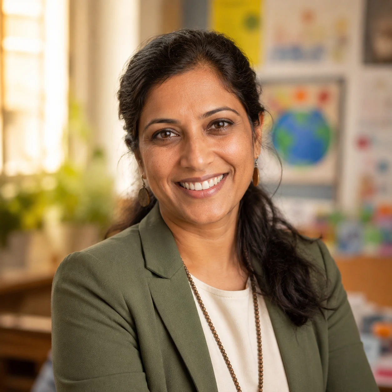 Nonprofit leader empathetic AI prompt for LinkedIn profile photo — 4K mission-driven portrait